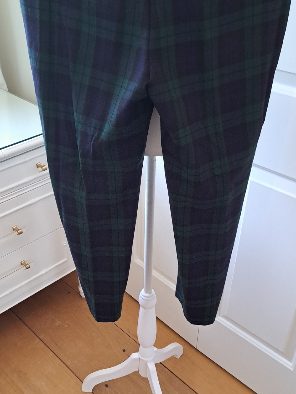 NWOT J.Crew Womens Preppy Wool Blend Tartan Plaid Dress/Holiday Crop Pants 4 - Picture 6 of 9